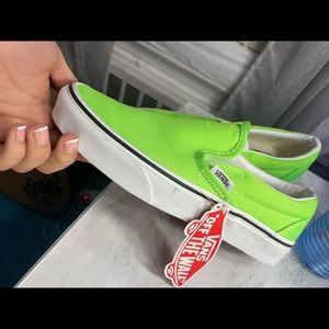 Vans neon green